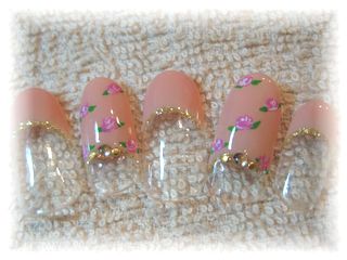 ネイルシール×フレンチネイルデザイン (3)