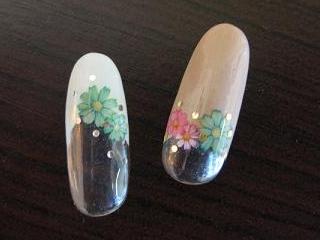 ネイルシール×フレンチネイルデザイン