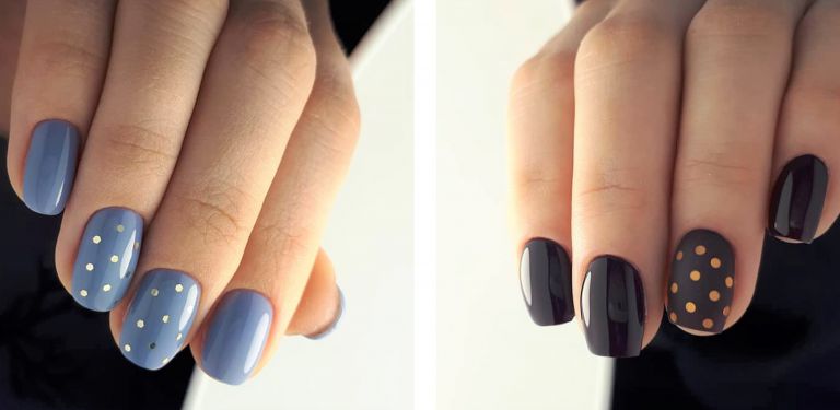 ドット柄ネイル