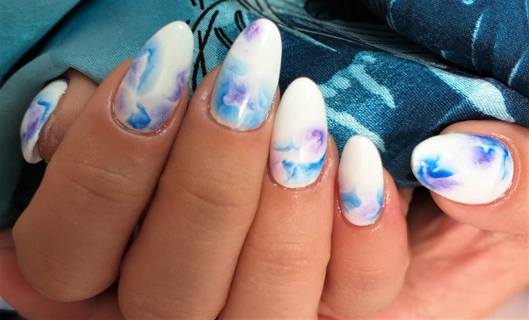 マーブルネイルデザイン