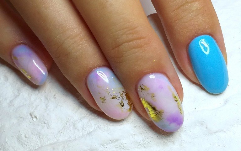 マーブルネイルデザイン