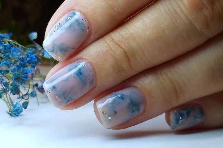 マーブルネイルデザイン