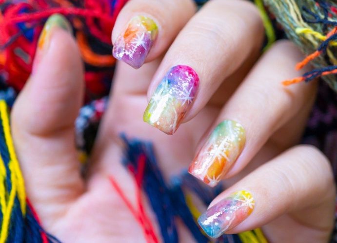 マーブルネイルデザイン