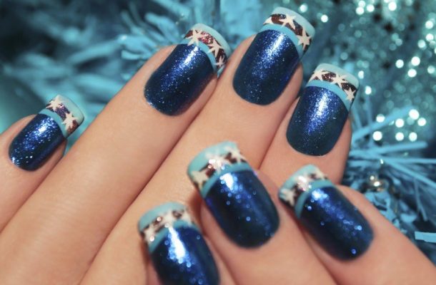 変形フレンチネイル