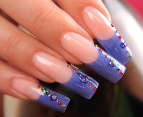 変形フレンチネイル