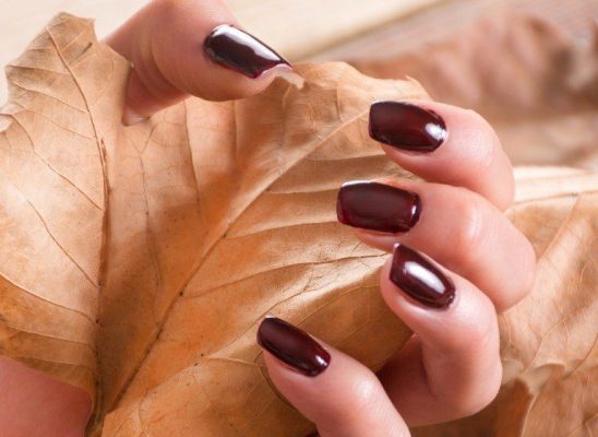 ブラウンネイルデザイン