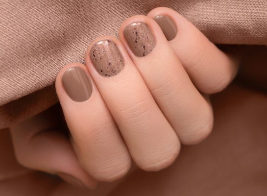 ブラウンネイルデザイン