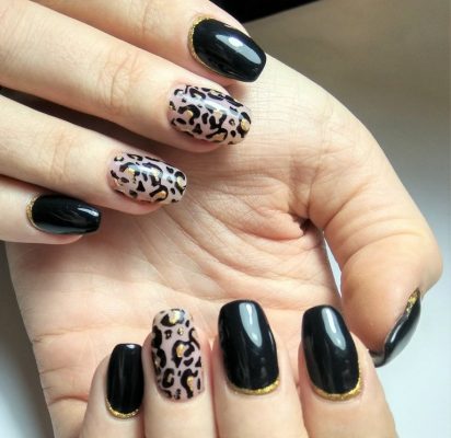 アニマル柄ネイルデザイン