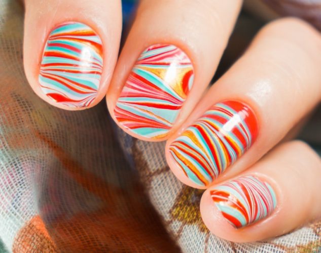 マーブルネイルデザイン