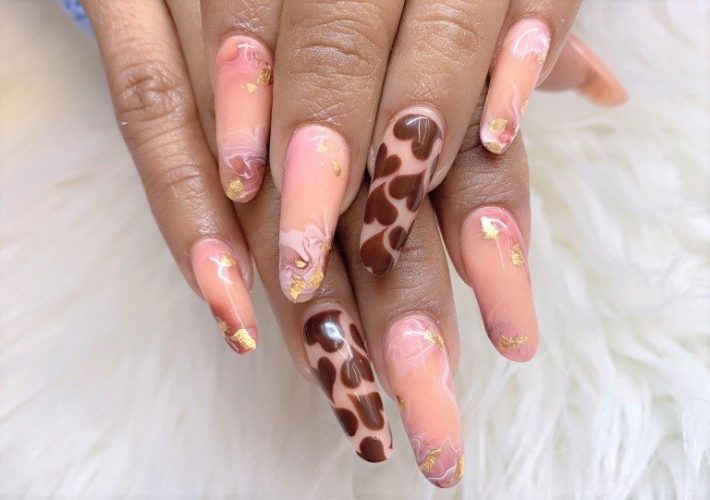 マーブルネイルデザイン