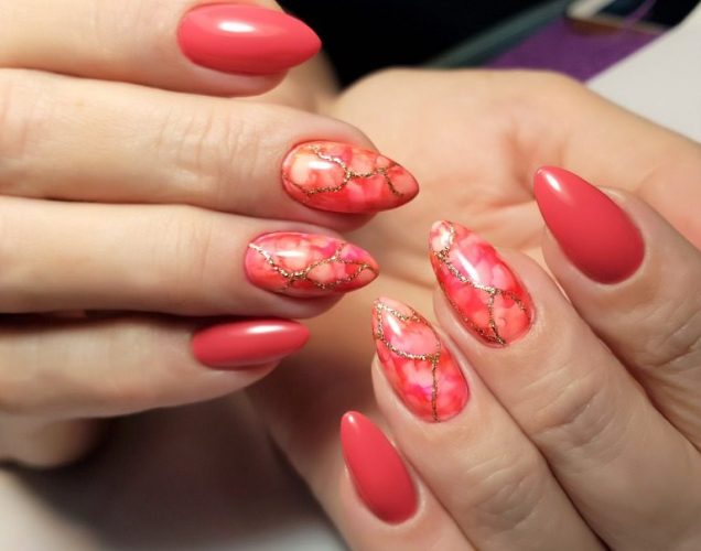 マーブルネイルデザイン