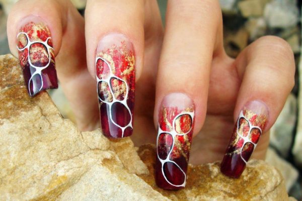 天然石ネイルデザイン