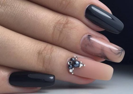 天然石ネイルデザイン