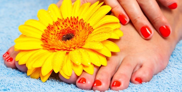 オレンジネイルデザイン 