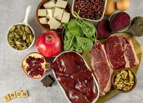 鉄分を多く含んだ食材例