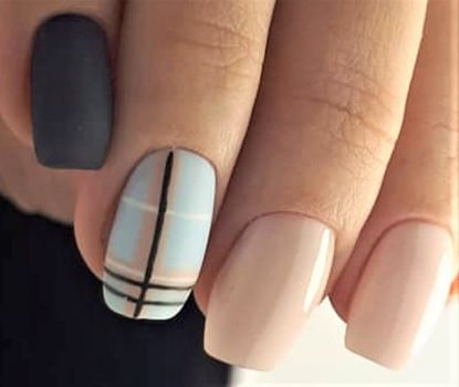 チェックネイル