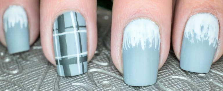 チェックネイル