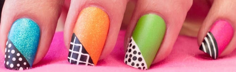 チェックネイル