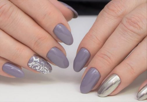 くすみカラーネイルデザイン