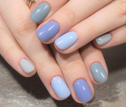 くすみカラーネイルデザイン