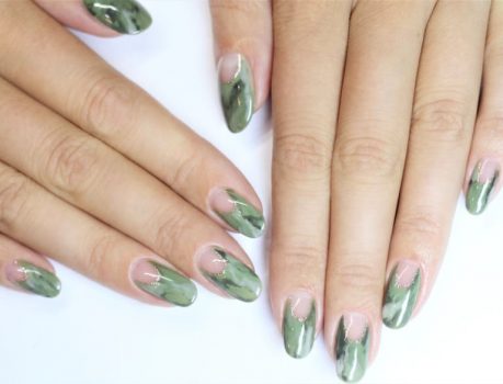 くすみカラーネイルデザイン