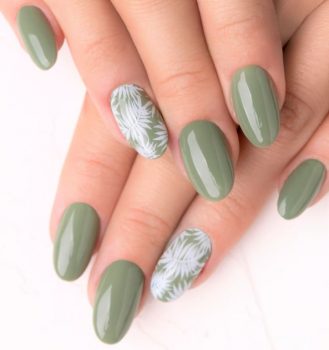 くすみカラーネイルデザイン