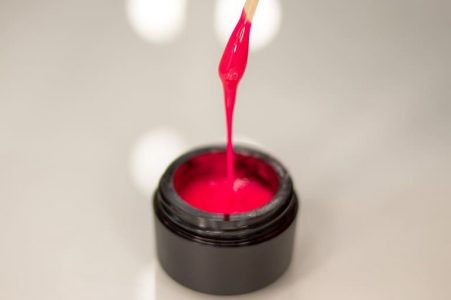 ジェルをブラシで撹拌し過ぎている