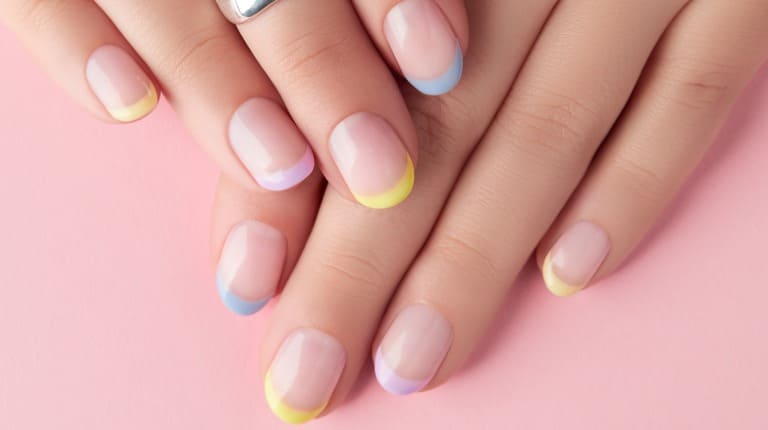 セルフのフレンチネイルのやり方