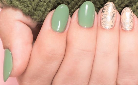 アースカラーネイルデザイン