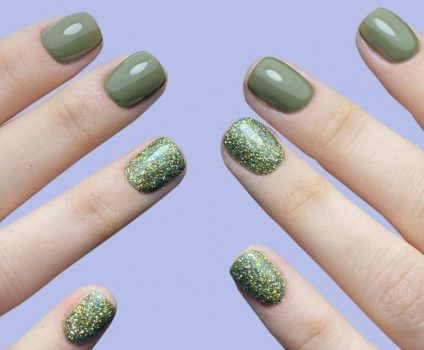 アースカラーネイルデザイン