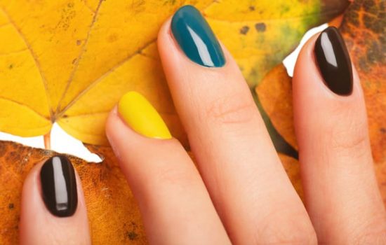 アースカラーネイルデザイン