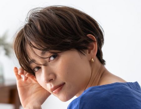 頬骨を目立たなくする髪型