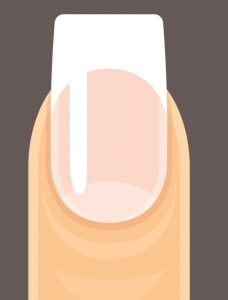 スクエアオフネイル