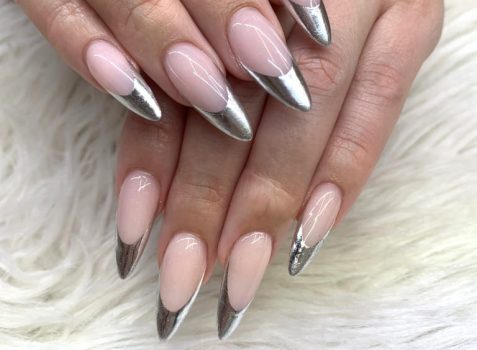 ミラーフレンチネイル