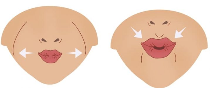 ほうれい線のケア方法の頬エクササイズ