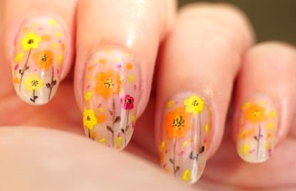 フラワーネイル