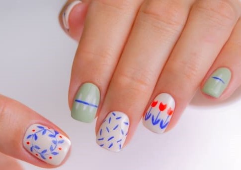 フラワーネイル