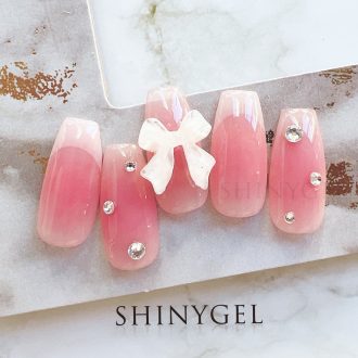 シフォンリボンネイル